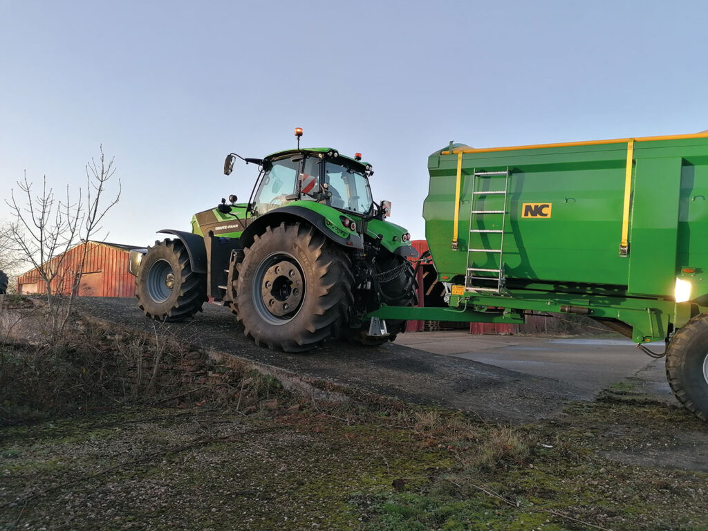 The PowerZero function holds the tractor in place with no input from the operator. This will be particularly useful at busy junctions.