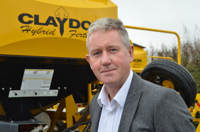 Rob Dunk, Sales Manager, UK and Ireland for Claydon Drills