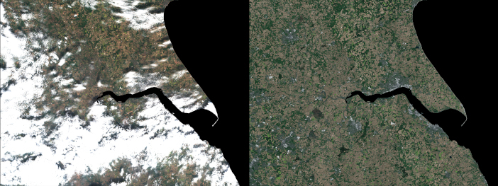 ClearSky comparison over the River Humber