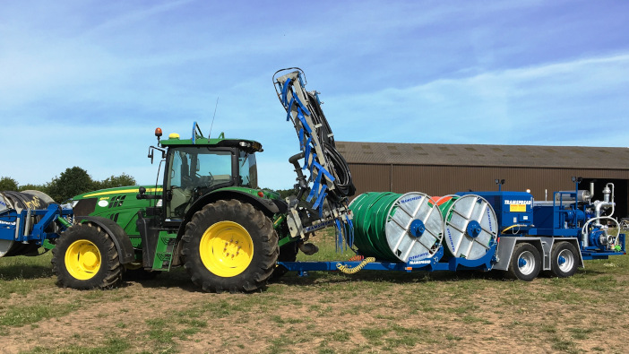 Tramspread New Tramspread contractor trailer offered with GSM remote | Farm ...