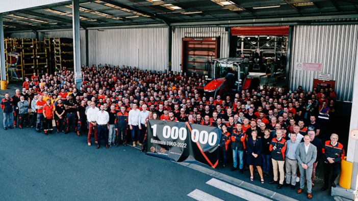 All Operators celebrating the million tractor